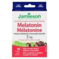 Jamieson - Extra Strength Melatonin 5MG Sublingual Tablets, 10 Each