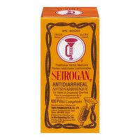 Seirogan - Antidiarrheal Pills, 100 Each