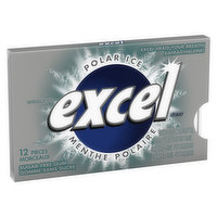 Excel Excel - Polar Ice Chewing Gum, Sugar-Free, Single Size, 12 Each