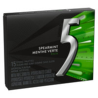 Five - Spearmint Rain Gum, 15 Each