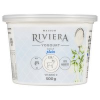 Riviera - Yogurt Goat Milk Plain 4.9%, 500 Gram