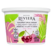 Riviera - Yogurt Non Dairy Coconut Cherry, 500 Gram