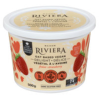 Riviera - Oat Based Vegan Delight Strawberry, 500 Gram