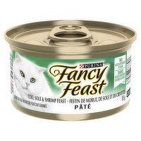 Fancy Feast - Wet Cat Food, Pate Cod, Sole & Shrimp, 85 Gram