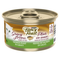 Purina - Gravy Lovers Salmon Feast in Seared Salmon Flavour Gravy, Wet Cat Food 85 g, 85 Gram