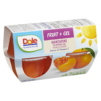 Dole - Mandarin in Orange Gel Fruit Cups, 4 Each