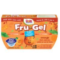Dole - Fru Gel Orange, 4 Each
