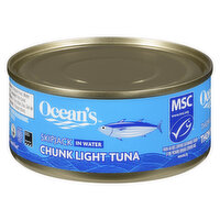 Ocean's - Chunk Light Tuna In Water, 170 Gram