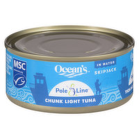 Ocean's - Pole & Line Chunk Light Tuna in Water, 170 Gram