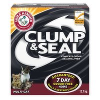 Arm And Hammer - Clump & Seal Cat Litter, Multi-Cat, 12.7 Kilogram
