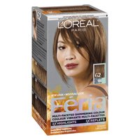 L'Oreal - Feria Hair Colour - Iced Moka # 62, 1 Each