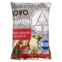 Koyo Ramen - Ramen Garlic Pepper Reduced Sodium, 60 Gram