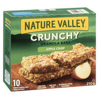 Nature Valley - Crunchy Granola Bars, Apple Crisp, 10 Each