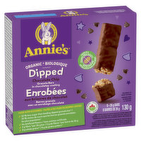 Annies - Organic Dipped Chocolate Chip Granola Bars, 5 Each