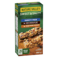 Nature Valley - Sweet & Salty Chewy Nut Granola Bars, Variety Pack, 980 Gram