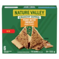 Nature Valley - Crunchy Dipped Peanut Butter Chocolate Granola Squares, 132 Gram