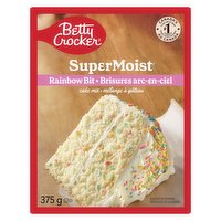 Betty Crocker - Super Moist Rainbow Bit Cake Mix, 375 Gram