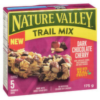 Nature Valley - Trail Mix Dark Chcolate Cherry,5 Each ,175g., 175 Gram