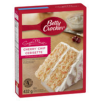 Betty Crocker - Super Moist Cherry Chip Cake Mix, 432 Gram