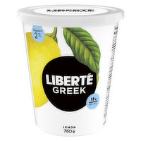 LIBERTE - Greek Yogurt Lemon 2%, 750 Gram