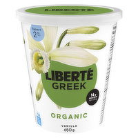 Liberte - Greek Yogurt Vanilla 2% Organic, 650 Gram