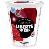 LIBERTE - Greek Yogurt, Raspberry Cherry, 650 Gram