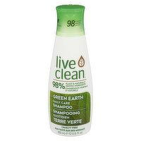 Live Clean - Green Earth Shampoo - Invigorating, 350 Millilitre
