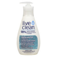 Live Clean - Hand Soap - Fresh Water, 500 Millilitre