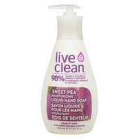 Live Clean - Hand Soap - Sweet Pea, 500 Millilitre