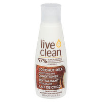 Live Clean - Moisturizing Conditioner - Coconut Milk, 350 Millilitre