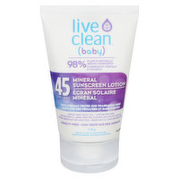 Live Clean - Mineral Sunscreen Lotion - Baby, 113 Gram