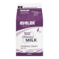 Avalon - Organic Whipping Cream, 500 Millilitre