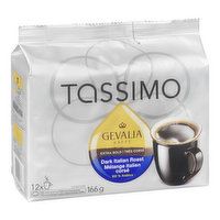 Tassimo - Gevalia Dark Roast Italian Coffee Discs, 12 Each