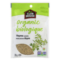 Club House - Organic Thyme Leaves, 20 Gram