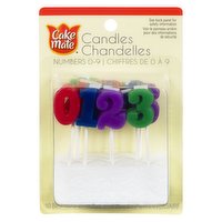 Cake Mate - Numbered Candles 0-9, 10 Each