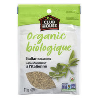 Club House - Organic Italian Seasoning, 11 Gram