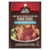 Club House - Pork Gravy Mix - Less Salt, 24 Gram
