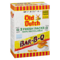 Old Dutch - Potato Chips -Bar-B-Q, 220 Gram