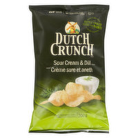 Dutch Crunch - Potato Chips Kettle Cooked Sour Cream Dill, 200 Gram