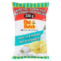 Old Dutch - Salt & Vinegar Potato Chips, 330 Gram