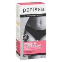 Parissa - Bikni & Underarm Wax Strip, 36 Each