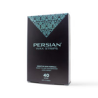 Persian - Sensitive Formula Wax Strips - Legs & Body, 40 Each