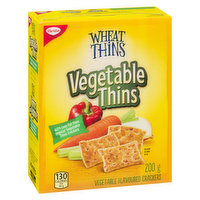 Vegetable Thins - Wheat Thins Vegetable Thins 40% Less Fat Crackers, 200 Gram