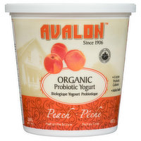 Avalon - Peach Whole Milk Yogurt - Organic, 650 Gram