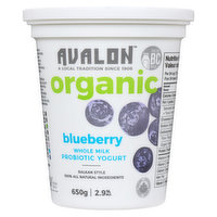 Avalon - Avalon Bluebrry Whl Milk Yogurt Organc, 650 Gram