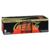Coca-Cola - Zero Sugar Caffeine 355mL Cans, 12 Each
