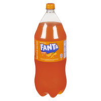 Fanta - Sparkling Beverage, Orange Soda, 2 Litre