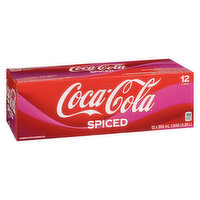 Coca-Cola - Spiced Raspberry Flavoured Cola 355mL, 12 Each