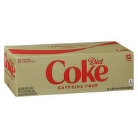 Coca-Cola - Diet Coke Caffeine Free 355mL Cans, 12 Each