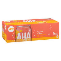 AHA - Peach Honey, 12 Each